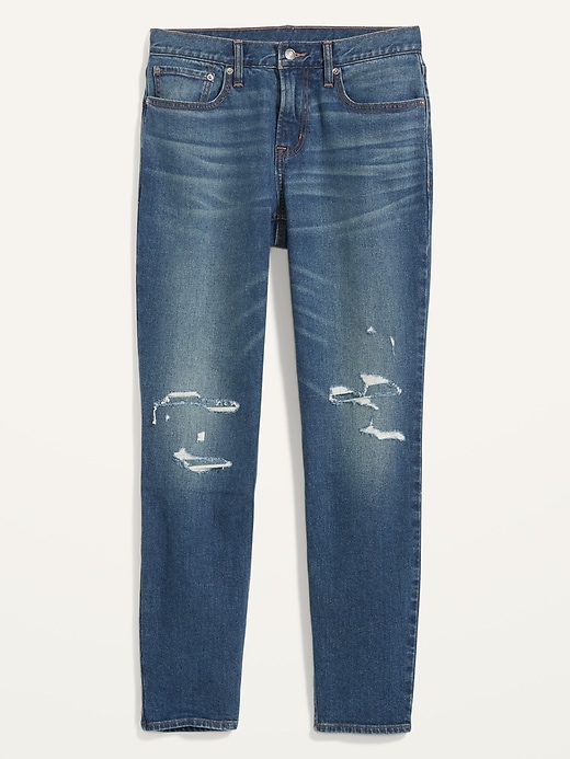 Image number 4 showing, Athletic Taper Built-In Flex Ripped Jeans