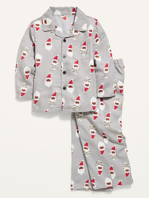 View large product image 1 of 2. Unisex Holiday-Print Pajama Set for Toddler & Baby