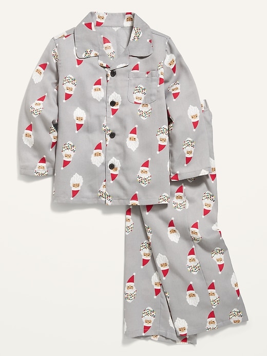View large product image 1 of 2. Unisex Holiday-Print Pajama Set for Toddler & Baby