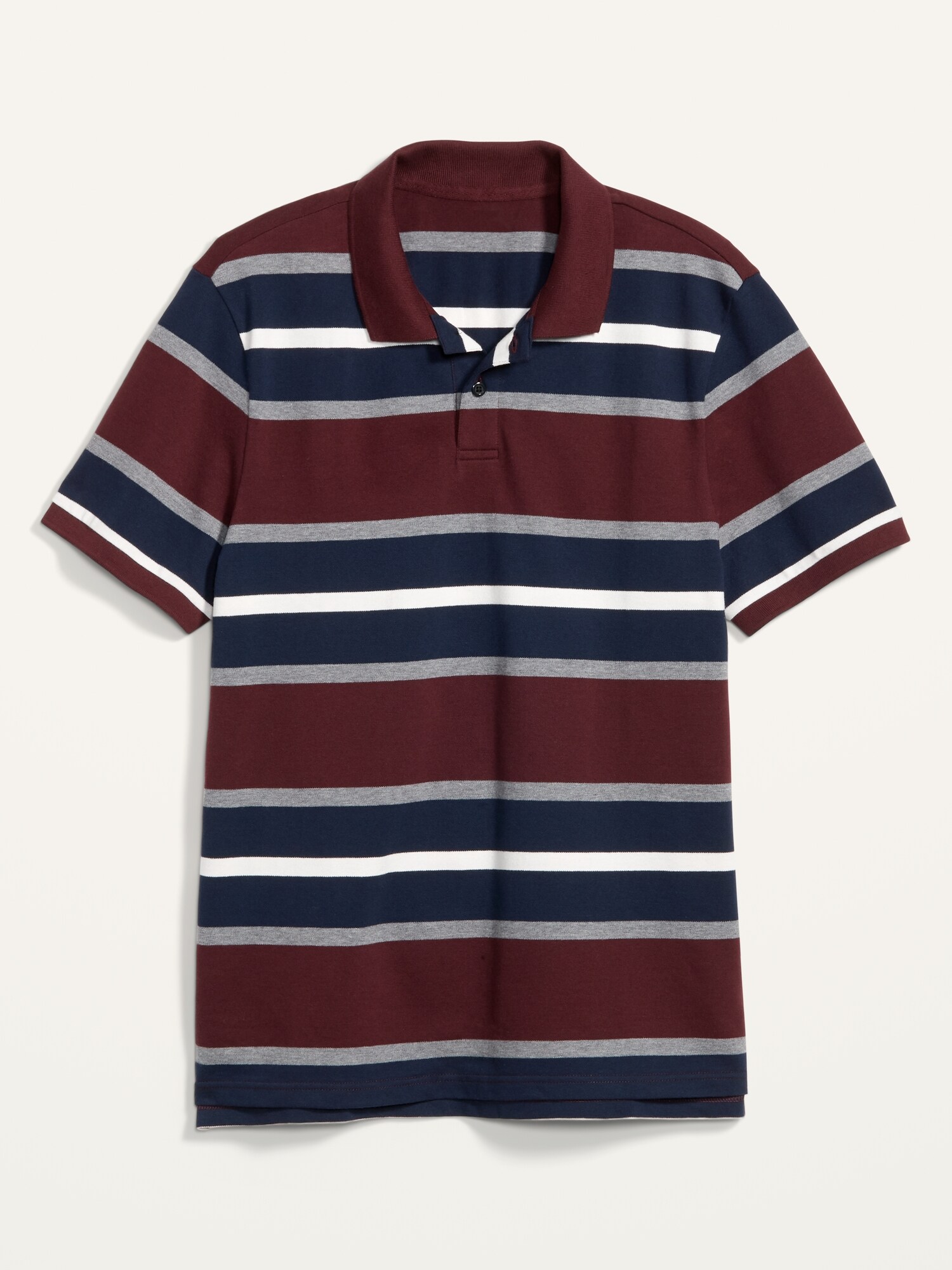 Moisture-Wicking Striped Pique Pro Polo For Men | Old Navy