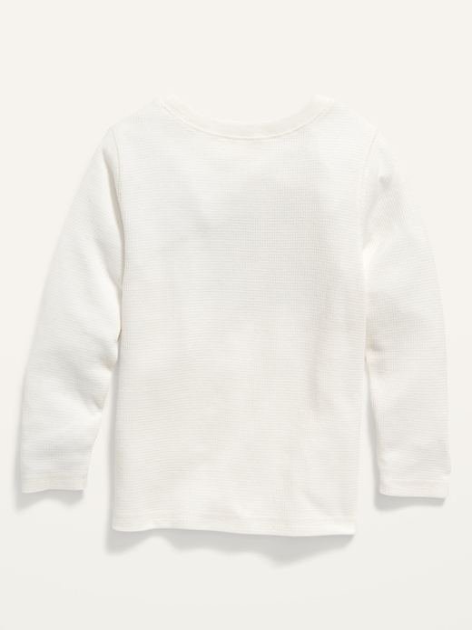 Unisex Logo-Graphic Long-Sleeve Thermal Tee for Toddler | Old Navy