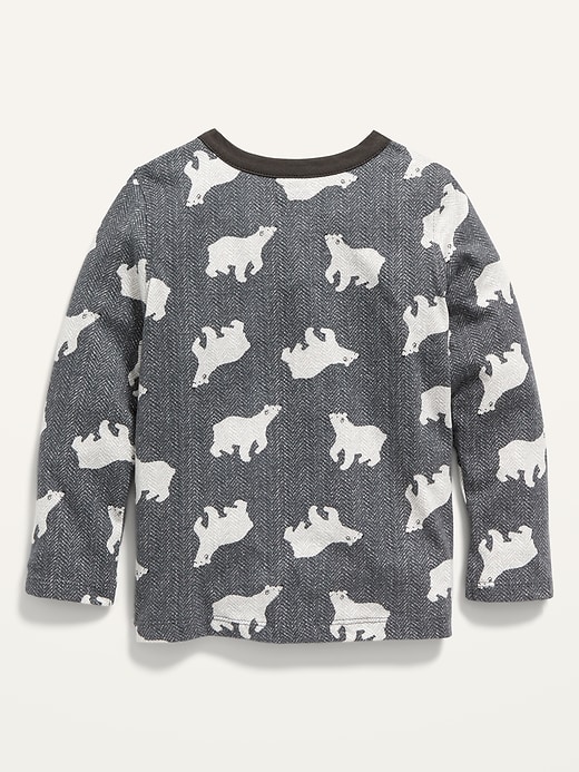 View large product image 2 of 2. Unisex Long-Sleeve Henley for Toddler
