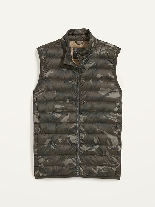 View large product image 2 of 2. Water-Resistant Narrow-Channel Puffer Vest
