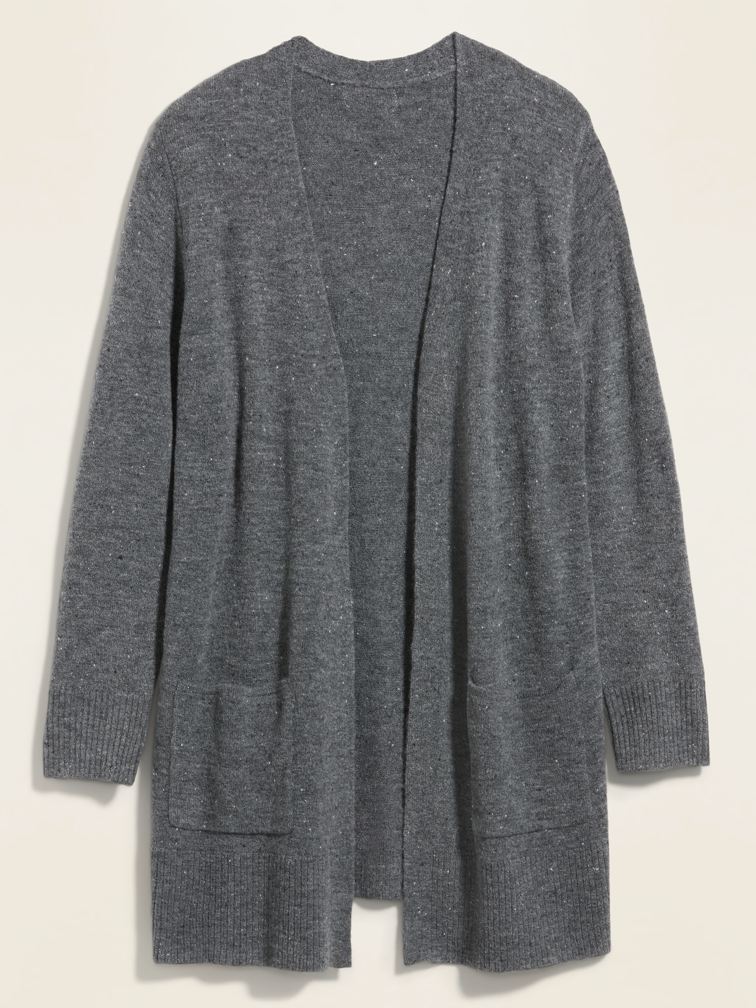 Cozy Open-Front Long-Line Plus-Size Sweater | Old Navy