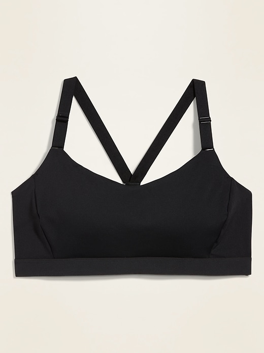 Image number 4 showing, Medium Support PowerSoft Plus-Size Adjustable-Strap Sports Bra