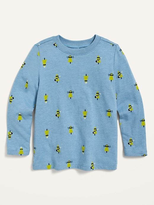 View large product image 1 of 1. Long-Sleeve Printed Tee for Toddler Boys