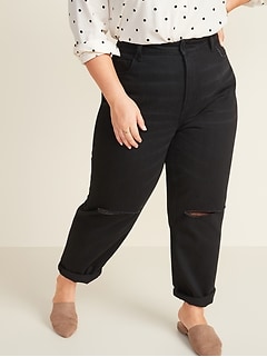 black non ripped jeans