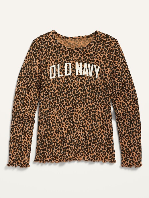 Old Navy Logo-Graphic Long-Sleeve Tee for Girls. 1