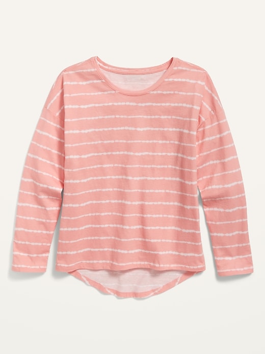 View large product image 1 of 1. Softest Long-Sleeve Crew-Neck Tee for Girls