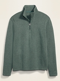 View large product image 3 of 3. Sweater-Fleece Quarter Zip Sweatshirt