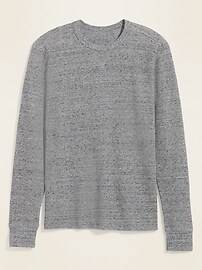 View large product image 3 of 3. Soft-Washed Thermal-Knit Long-Sleeve Tee