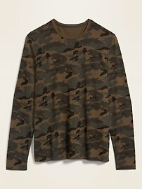View large product image 3 of 3. Soft-Washed Camo Long-Sleeve Tee