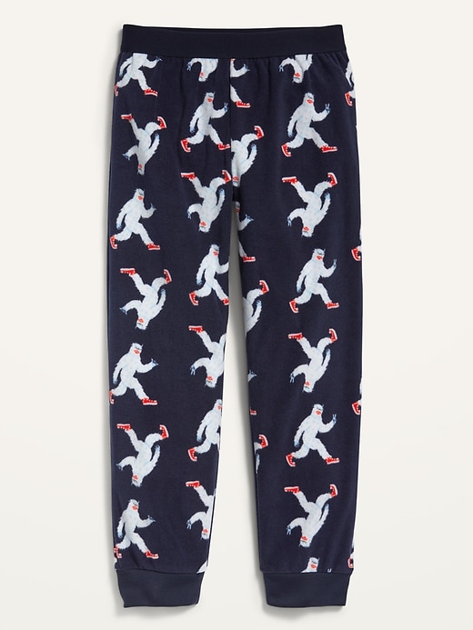 View large product image 1 of 1. Printed Micro Fleece Jogger Pajama Pants For Boys
