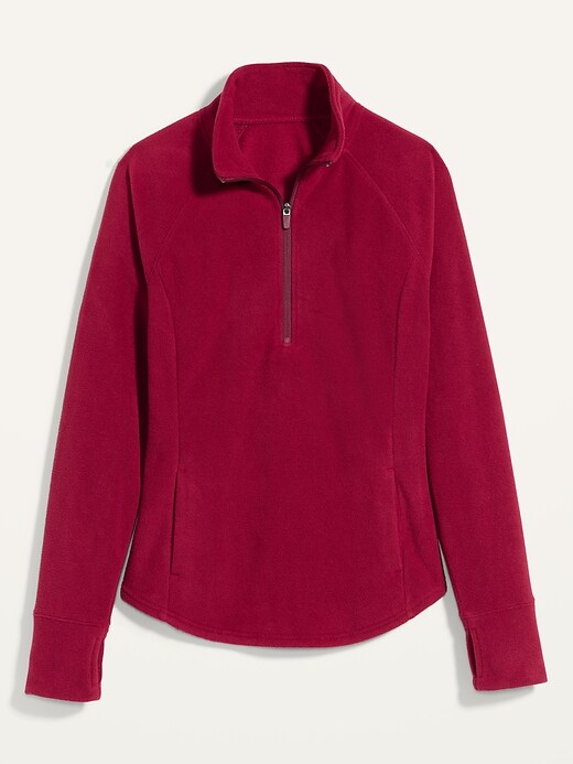 Image number 4 showing, Go-Warm Micro Performance Fleece Quarter Zip Sweatshirt