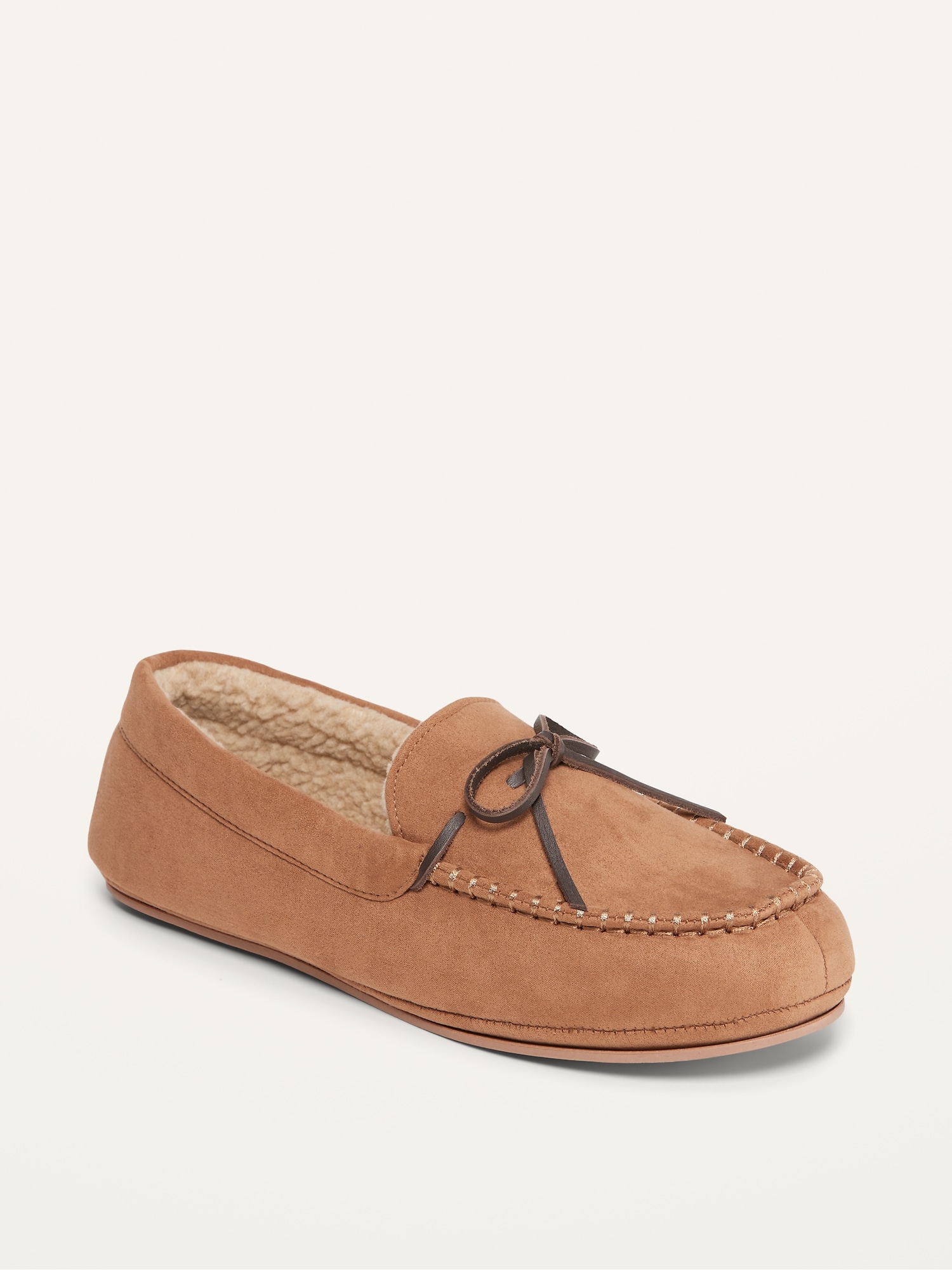 Faux-Suede Sherpa-Lined Moccasin 