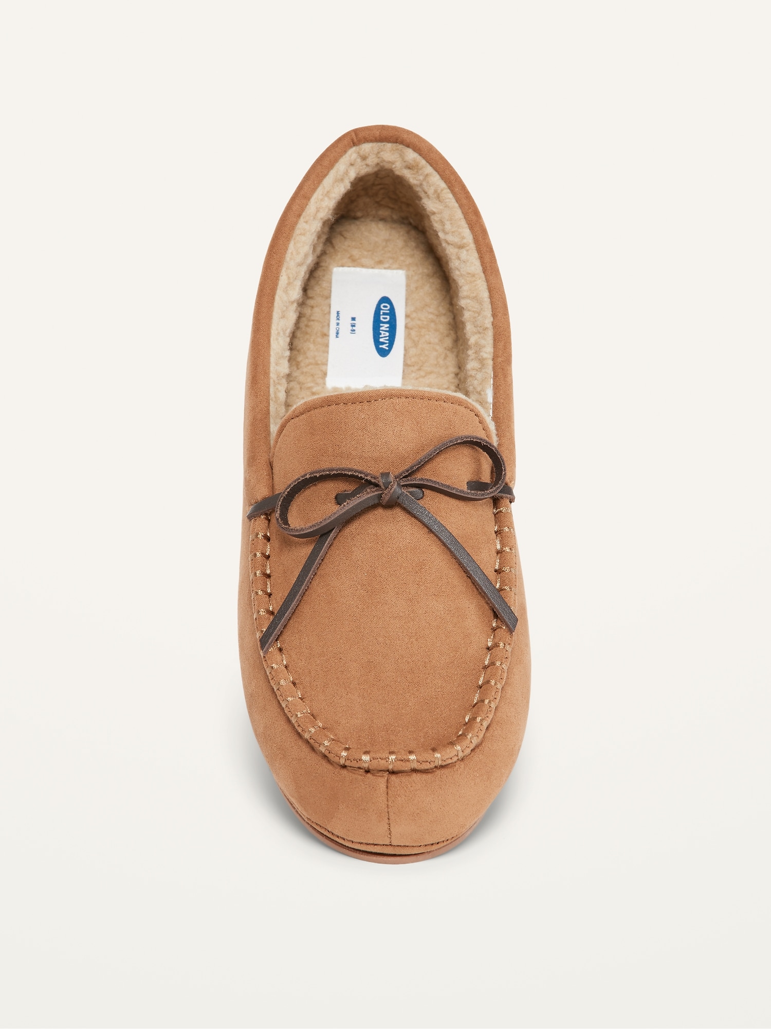 Faux-Suede Sherpa-Lined Moccasin 