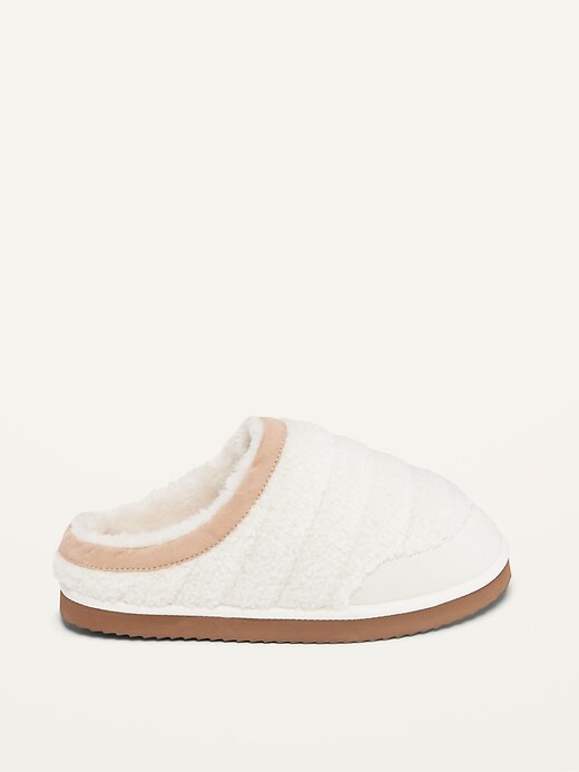 Image number 4 showing, Cozy Quilted Sherpa Slide Slippers