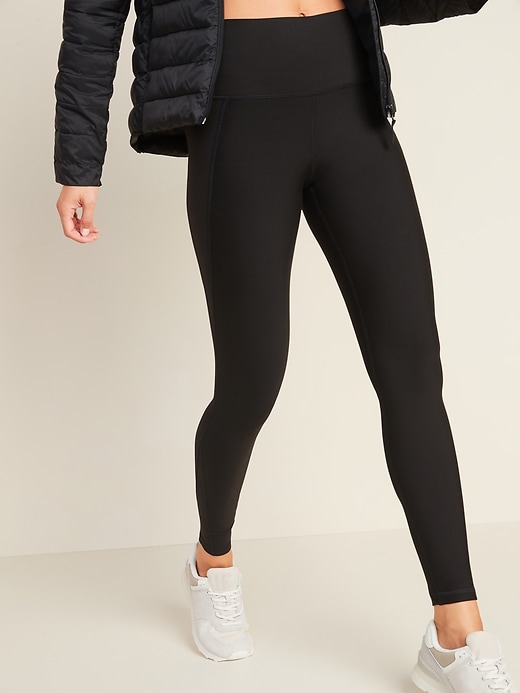 High Waisted Elevate Built In Sculpt Leggings For Women Old Navy