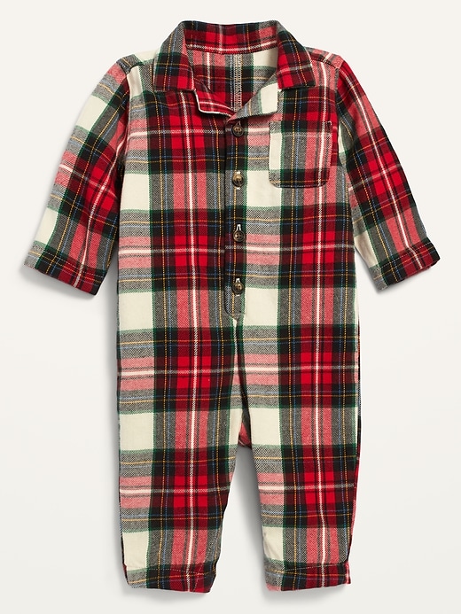 Unisex Cozy Flannel One-Piece for Baby