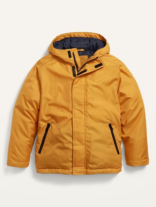 View large product image 1 of 1. Water-Resistant Hooded Jacket For Boys