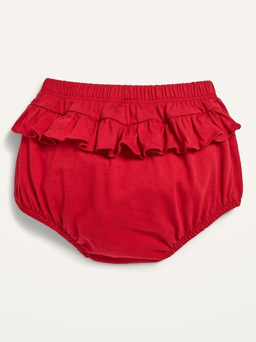 View large product image 2 of 2. Unisex Ruffle-Trim Bloomers for Baby