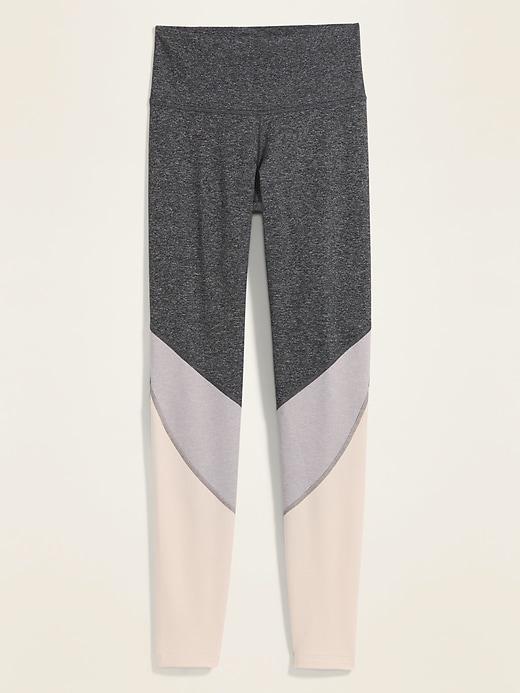 Old Navy, Pants & Jumpsuits, Old Navy Grey Colorblock Go Dry Activewear  Leggings