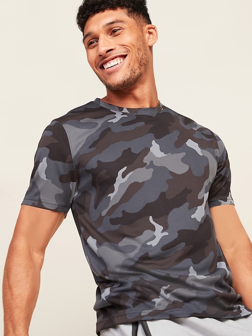 View large product image 1 of 2. Go-Dry Cool Odor-Control Core Camo Tee