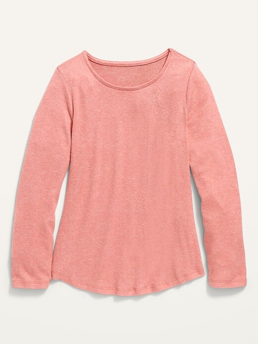 Old Navy - Cozy Plush-Knit Long-Sleeve Tee for Girls