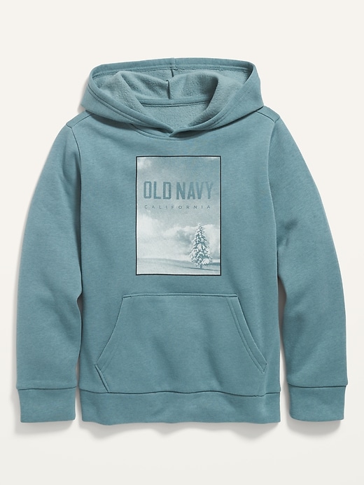 Old Navy Logo-Graphic Pullover Hoodie for Boys. 1