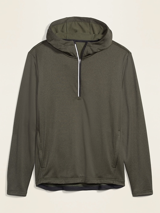 Go-Dry French Terry Half Zip Hoodie | Old Navy