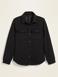 View large product image 3 of 3. Sweater-Fleece Shirt Jacket