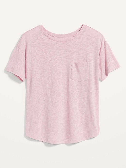 Image number 4 showing, Loose Slub-Knit Easy Pocket T-Shirt