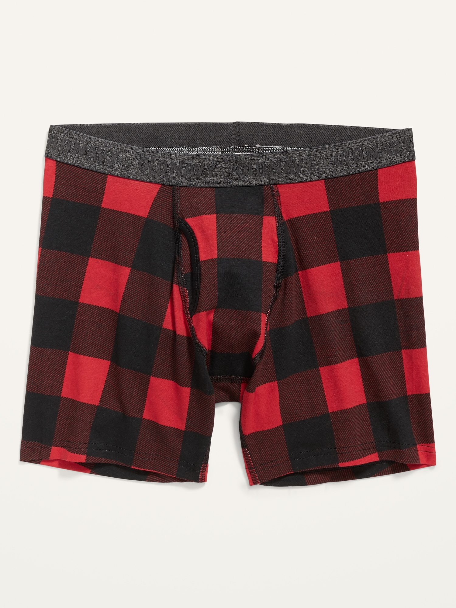 Soft-Washed Printed Boxer Briefs for Men -- 6-inch inseam