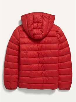 Hooded Lightweight Narrow Channel Puffer Jacket For Boys Old Navy