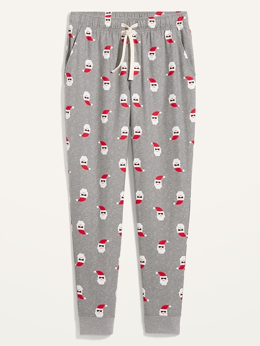 View large product image 1 of 1. Patterned Flannel Jogger Pajama Pants