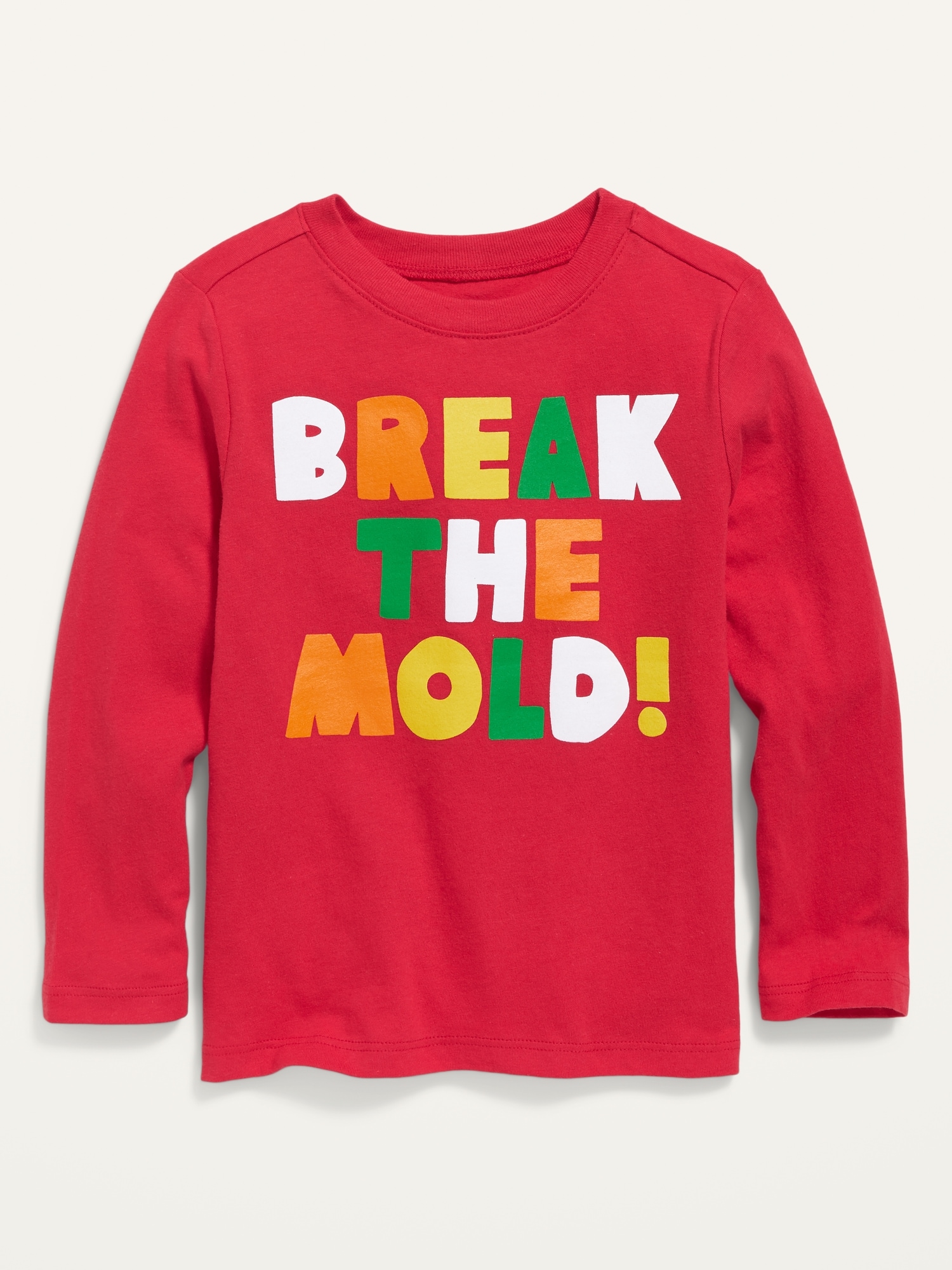 Unisex Graphic Long-Sleeve Tee for Toddler