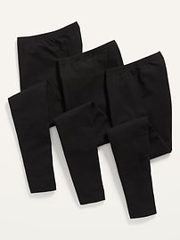 High-Waisted Jersey Leggings 3-Pack For Women