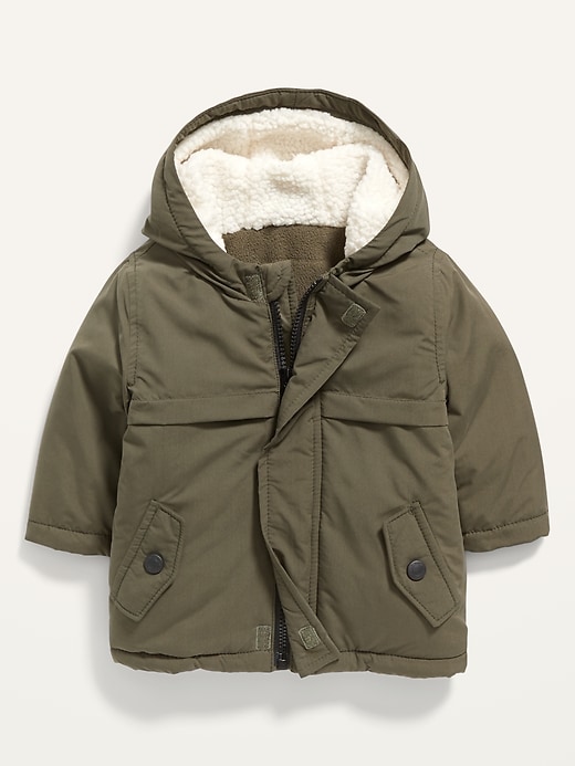 View large product image 1 of 2. Unisex Hooded Parka for Baby