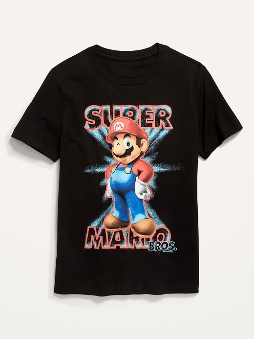 View large product image 1 of 2. Super Mario&#153 Graphic Gender-Neutral Tee For Kids