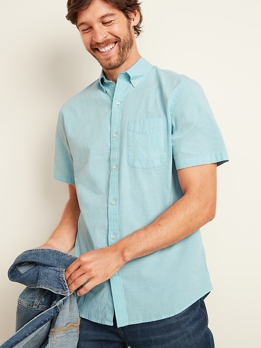 View large product image 1 of 2. Built-In Flex Everyday Short-Sleeve Shirt