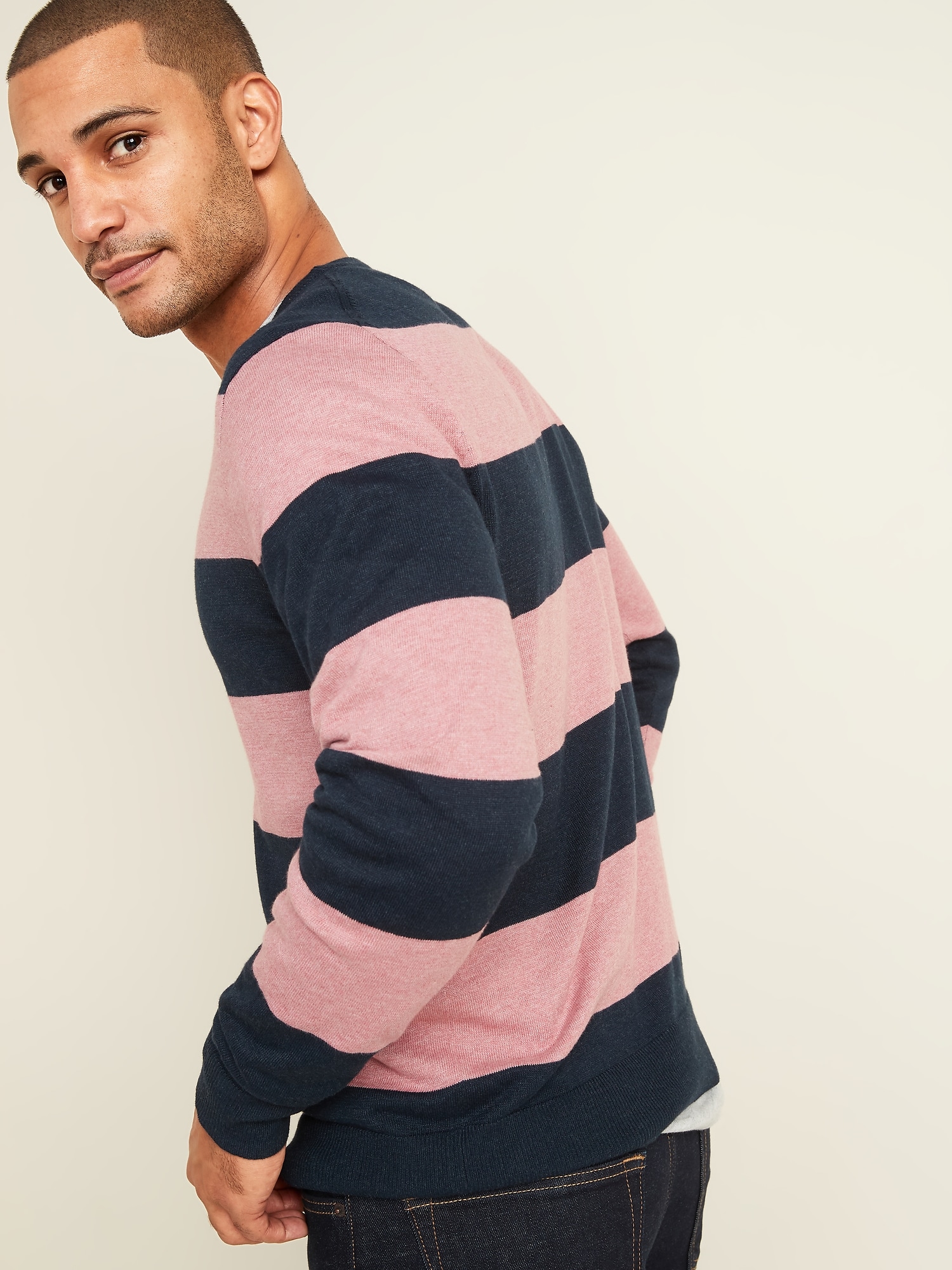 Download Rugby-Stripe Crew-Neck Sweater for Men | Old Navy