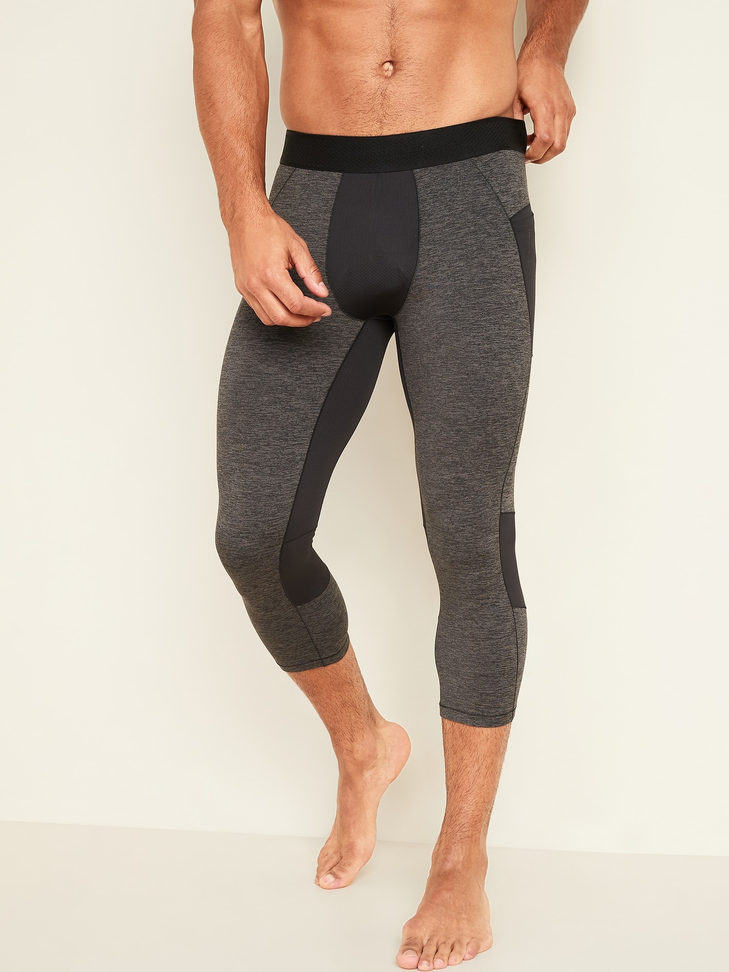 ET TU High Waisted Fleece 3/4 Leggings Women's Yoga Pants Activewear | eBay