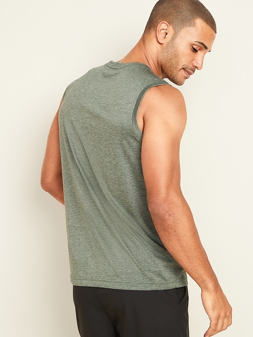 Image number 2 showing, Go-Dry Odor-Control Core Digi-Print Muscle Tank