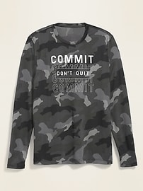 View large product image 3 of 3. Go-Dry Cool Odor-Control Graphic Core Long-Sleeve Tee