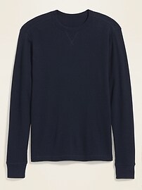 View large product image 3 of 3. Thermal-Knit Long-Sleeve Tee