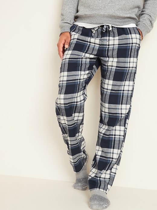 Old Navy Plaid Flannel Pajama Pants for Men - 611959032000