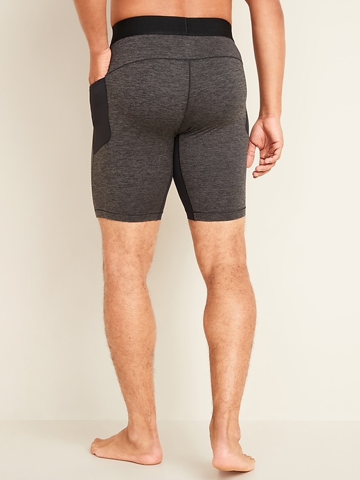 View large product image 2 of 3. Go-Dry Cool Odor-Control Base Layer Shorts -- 9-inch inseam