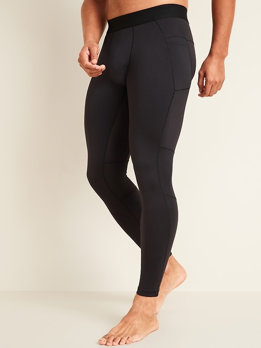 Go-Dry Cool Odour-Control Base Layer Tights for Men | Old Navy