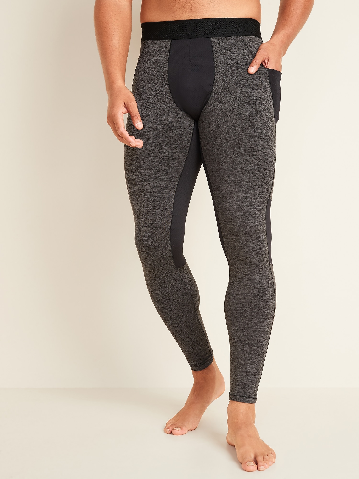 Mens Compression Pants Tights Pantyhose Sports Base Layer Running Yoga  Shapewear 