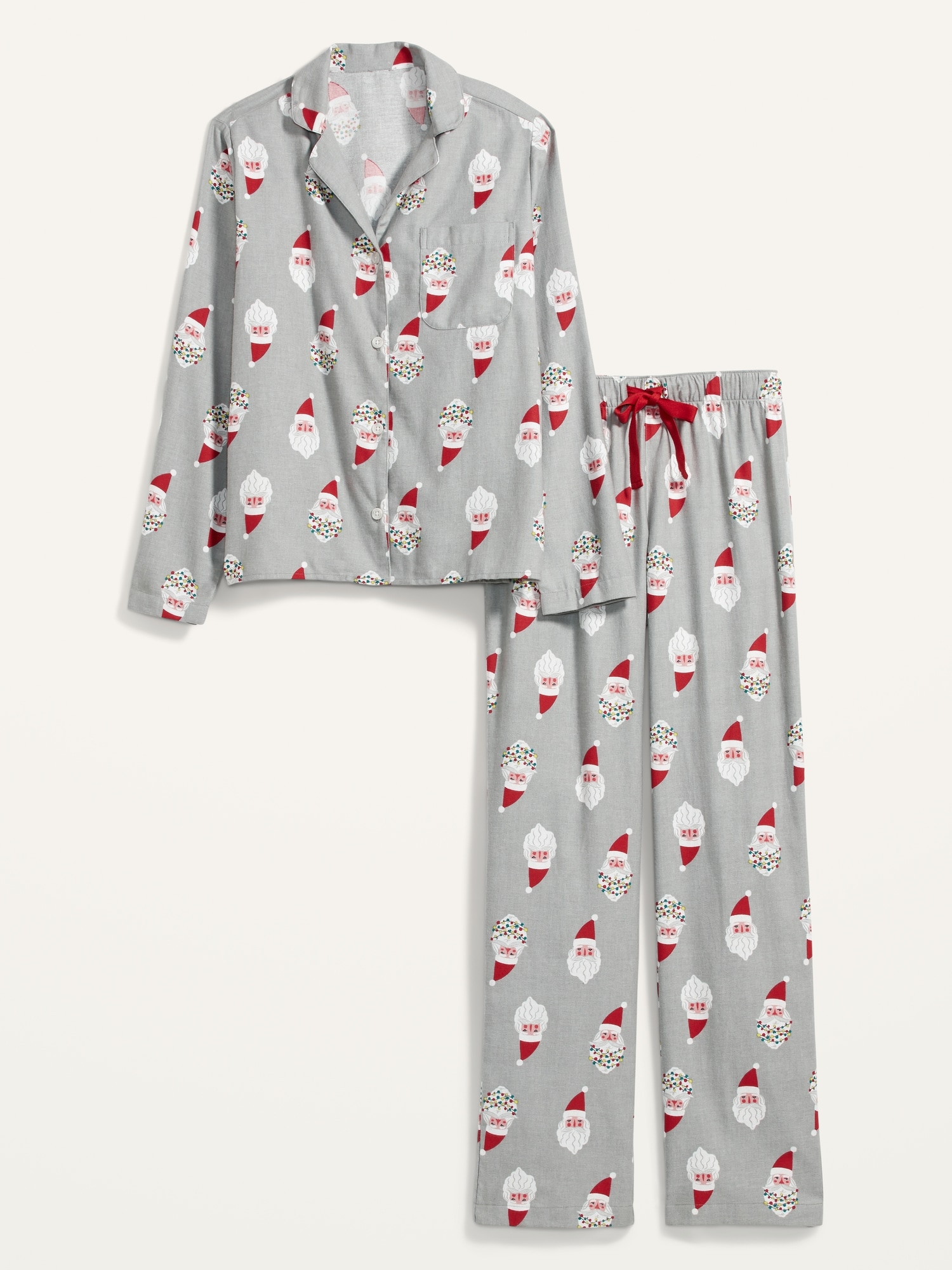 Patterned Flannel Pajama Set for Women Old Navy